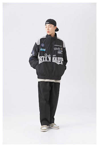 Title 9, Hip-Hop Street Embroidery Multicolor Stand Coll...
