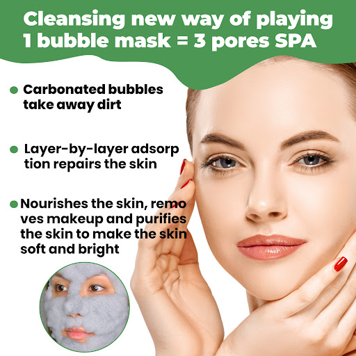 Title 6, Cleanse and Apply Bubble Mask to Moisten Mildly...