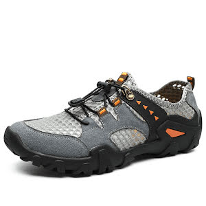 Men's Four Seasons Quick Dry Lightweight Leather Hiking Water Shoes ...