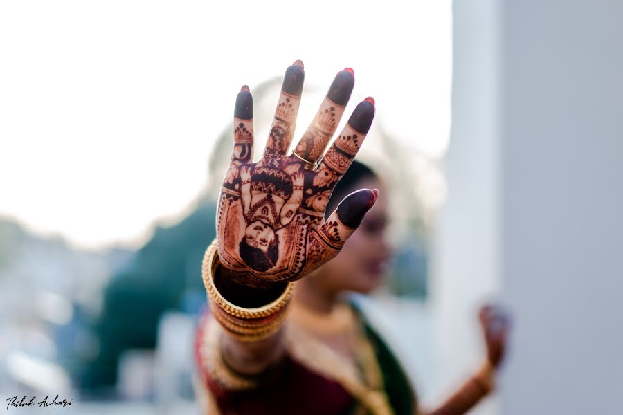 Fotógrafo de casamento Thilak Achari (thilakachari). Foto de 23 de outubro 2022