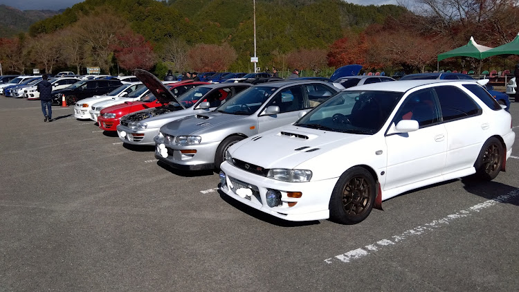 WRX STIのむつらぼしミーティング・むつらぼしMT・嵐山~高雄パークウェイ(高雄大駐車場)・ご先祖さまに関するカスタム事例の投稿画像5枚目