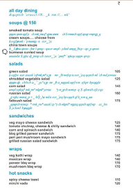 L Cafe menu 3