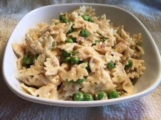 Tuna Macaroni Salad with Peas | Just A Pinch Recipes