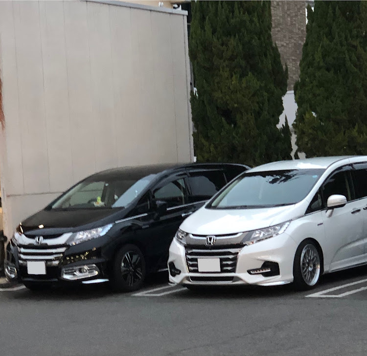 オデッセイのディーラー1年点検・2月で納車1年に関するカスタム事例の投稿画像1枚目
