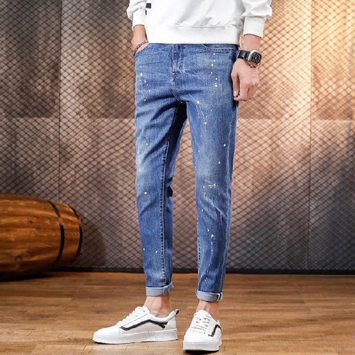 Title 2, Trendy Wear-Resistant Stretch Slim-Fit Trousers