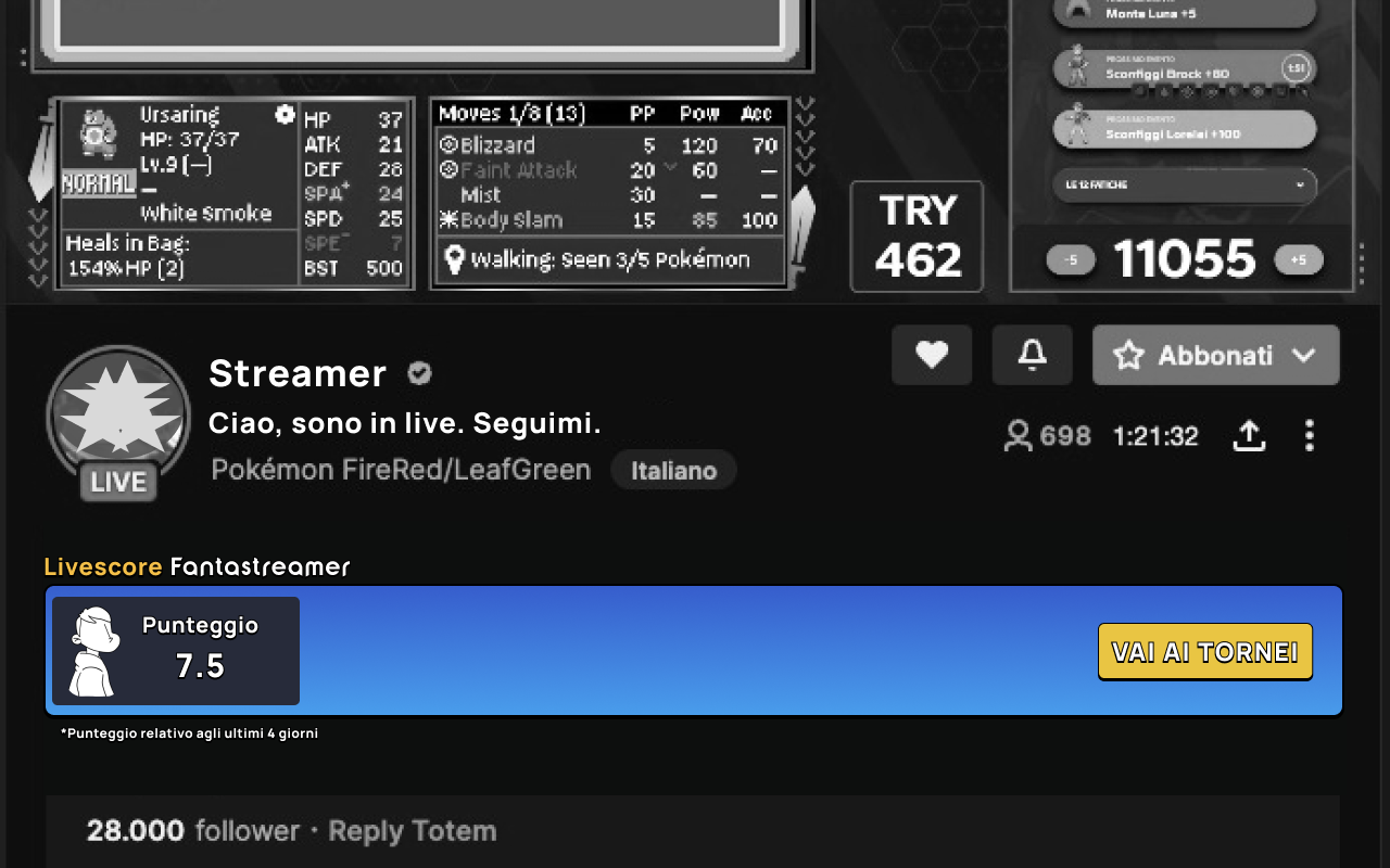 Fantastreamer Livescore Preview image 0