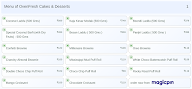 OvenFresh Cakes & Desserts menu 1