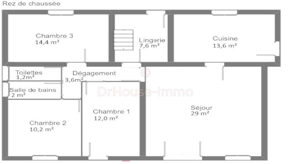 Vente maison 4 pièces 93 m² à Saint-Lambert-du-Lattay (49750), 149 100 €