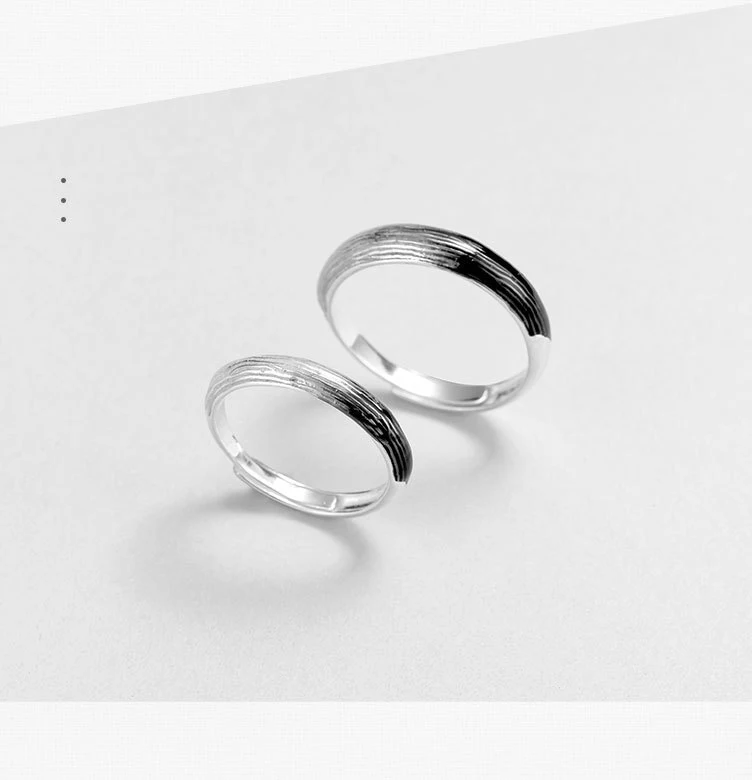 Title 3, Anillos de pareja Qingsi Moda y versátil para c...