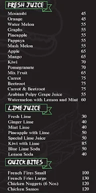 Olive Cafe menu 2