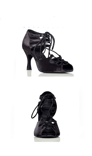 Title 2, Womens Red Low Heel Dance Shoes High Heel perf...