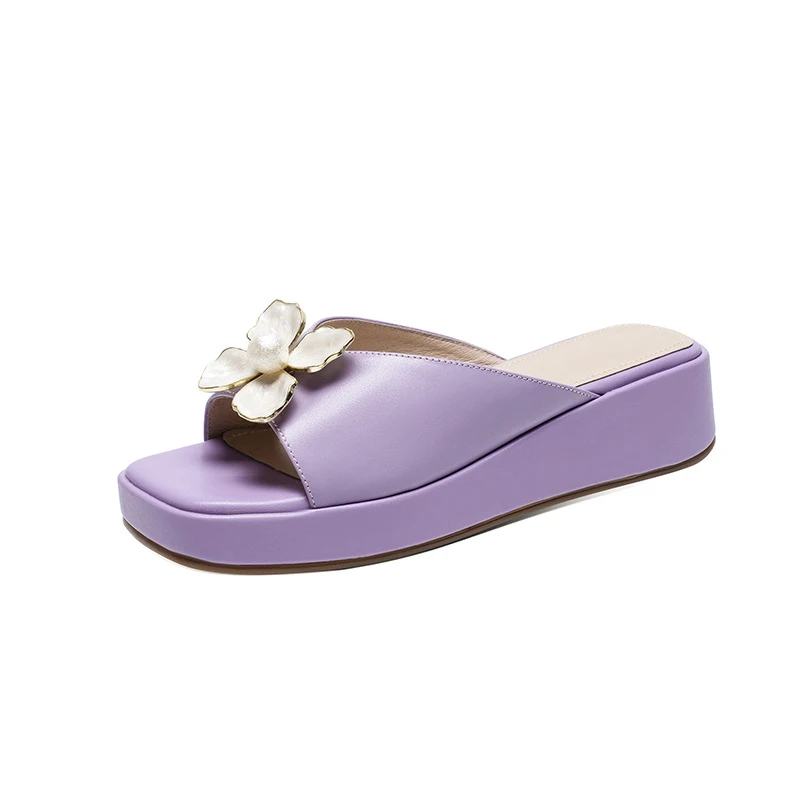 Title 5, Zomer sandalen met vierkante neus en middelhoge...