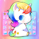 Download Colorful Glitter Galaxy Unicorn Keyboard Theme For PC Windows and Mac 10001002