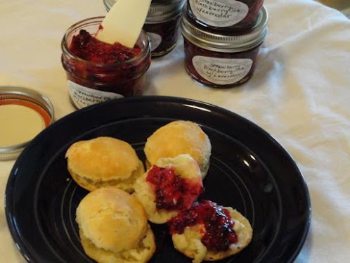 Strawberry Blackberry Jam with Lavender