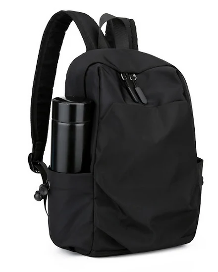 Mini Men's Backpack Fashion Small Black Shoulder School B... - 3
