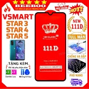 Kính Cường Lực Vsmart Star 5/ Vsmart Star 3/ Vsmart Star 4 - Full Màn Hình 111D Và Trong Suốt - Độ Cứng 10H