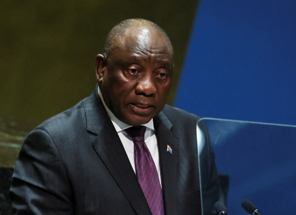 President Cyril Ramaphosa addresses the 78th session of the UN General Assembly in New York City on September 19 2023. Picture: REUTERS/BRENDAN MCDERMID