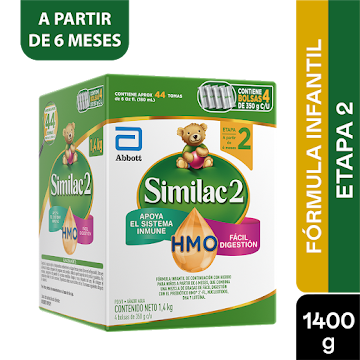 Fórmula Infantil Similac Etapa 2 Prosensitive 6+ Meses x 1400 gr  