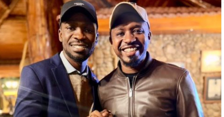 Mwanasiasa wa upinzani wa Uganda Bobi Wine na mwanaharakati nchini Kenya, Boniface Mwangi