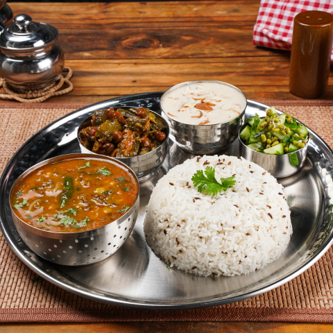 Dal Panchmel Rice Executive Thali