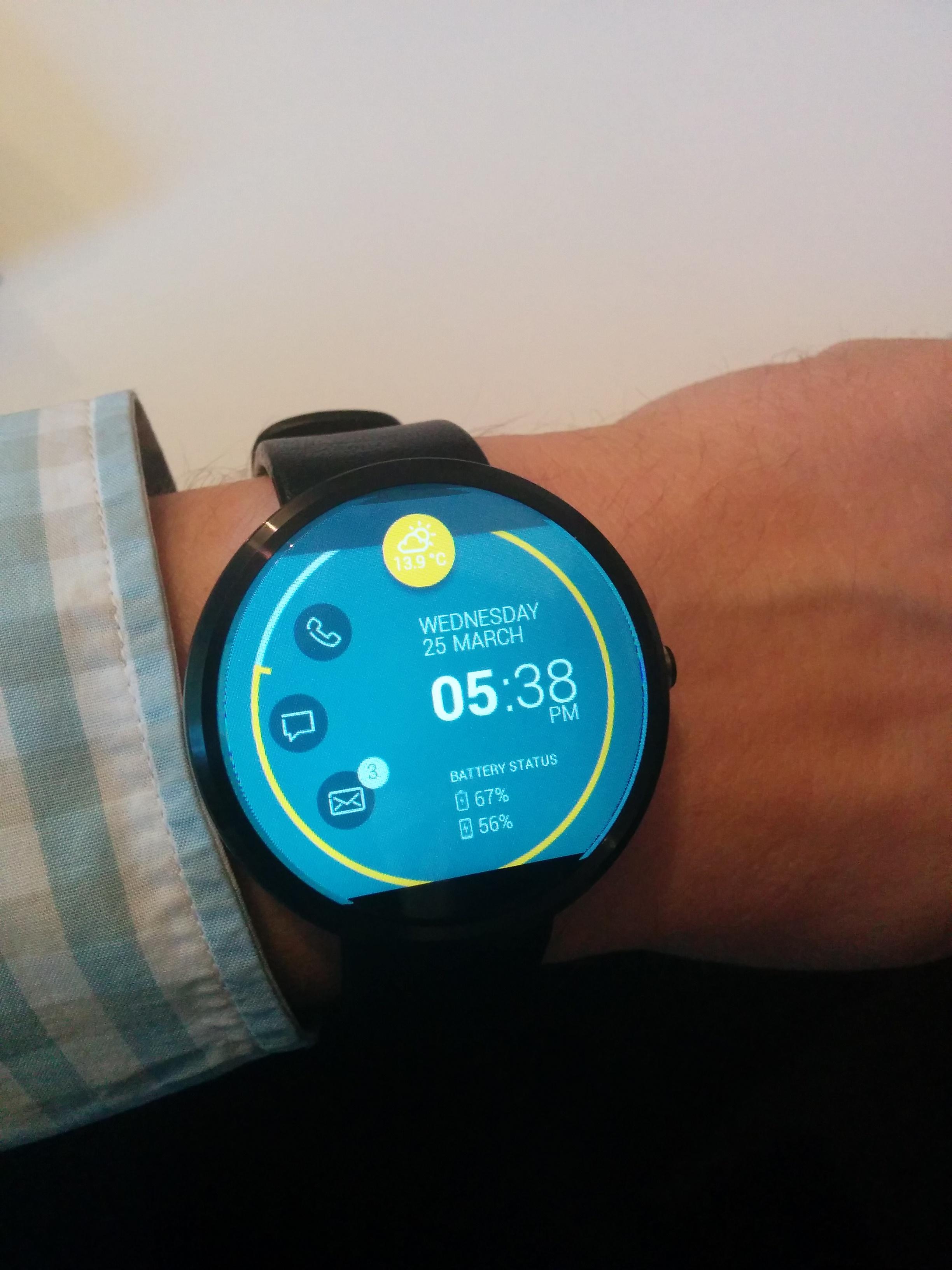 Android application Notifier Watch Face screenshort