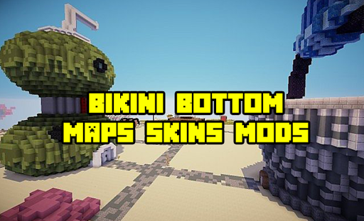 Mods Bikini Bob Bottom Maps for MCPE
