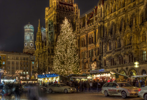 Christmas-market-Munich2 - Jason Mrachina: "One of the largest Christmas markets in all of Germany takes place in Munich's Marienplatz. If you get cold, don't worry there is plenty of schnapps and Gluhwein to help you warm up."