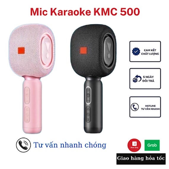 Micro Karaoke Bluetooth Kmc 500 Thế Hệ Mới - Bảo Hành 12 Tháng