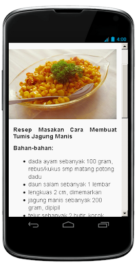 Resep Masakan Tumis