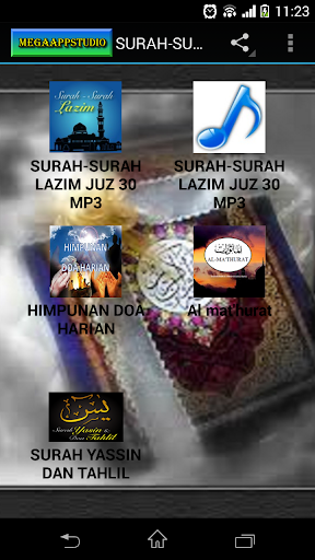 SURAH-SURAH LAZIM JUZ 30 MP3