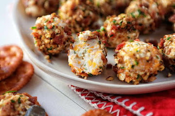 Bacon Ranch Cheese Ball Bites