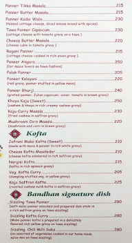 Bandhan Restaurant menu 4