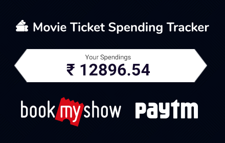 Spending Calculator for Book My Show & Paytm small promo image
