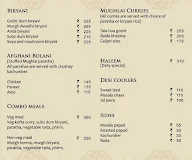 Jamawali Biryani menu 1