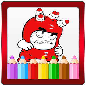 Coloring Pages for Oddbods & Cartoons  Icon