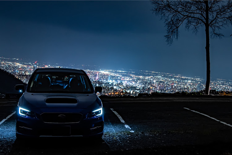 レヴォーグの2022ベストショット・12月エントリー・夜景と愛車に関するカスタム事例の投稿画像1枚目