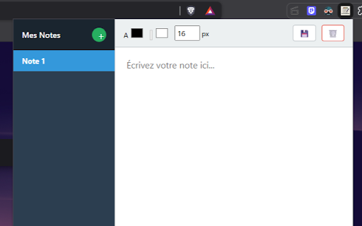 ChromaNotes - Bloc-notes Personnalisable screenshot 1