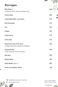 The Seven Eleven Club menu 1