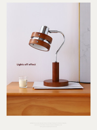 Title 18, Wohnzimmer Tischlampe im Retro-Stil, Walnussfar...
