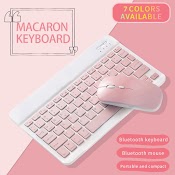 Bàn Phím Bluetooth Không Dây Mini Hp 10 Inch / Chuột Không Dây Cho Điện Thoại Di Động Và Máy Tính Bảng, Các Màu Có Sẵn