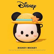 Vỏ Bảo Vệ Hộp Sạc Tai Nghe Hoạt Hình Disney F9