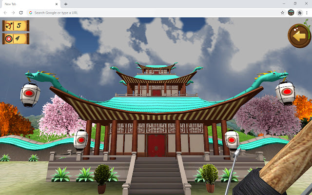 Archery Clash Shooting Game chrome extension