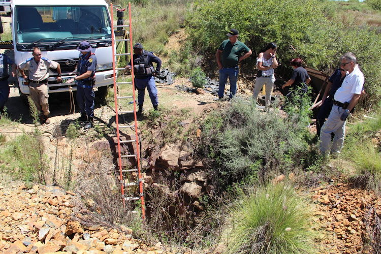 The Hawks flushed out illegal miners in Klerksdorp, North West. File image