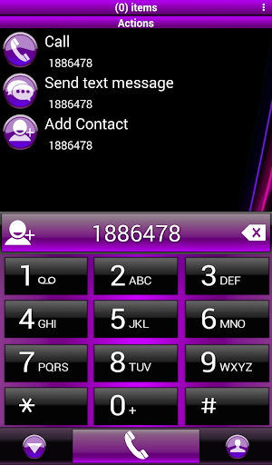 Theme Aero Purple RocketDial