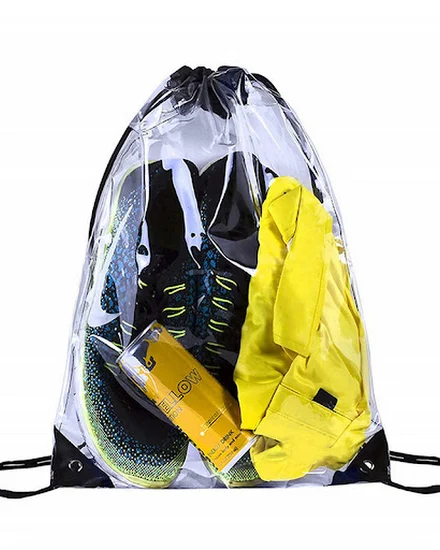 New Transparent Drawstring Backpack Fruit storage Tote Gy... - 3