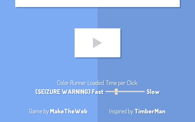 Color Runner chrome extension