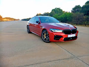 Tech-savvy luxury is a part of the BMW M5 Competition, as is family practicality and weekend play vibes.
Picture: PHUTI MPYANE