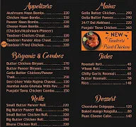 Goila Butter Chicken menu 1