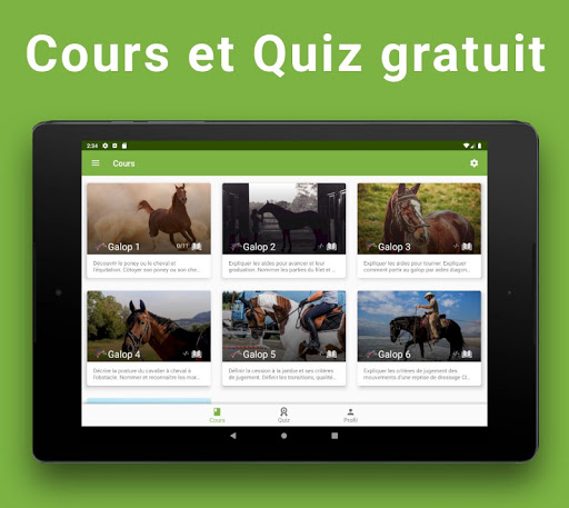 EquiQuiz - Galop  Cours et Quiz gratuit