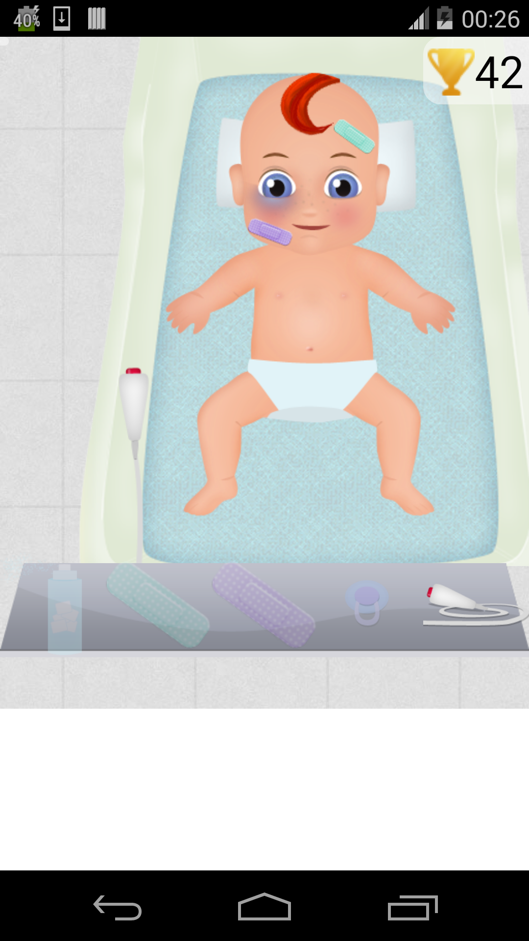 Android application emergency baby games screenshort